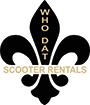 Who Dat Scooter Rentals Logo